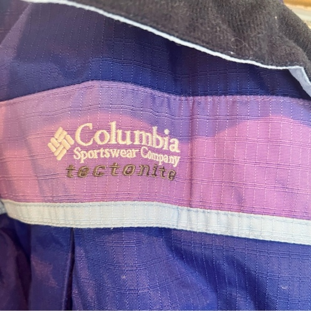 Columbia VTG 80s Ski Jacket Dopamine Dressing Purple & Blue, Women's Size XL - Picture 7 of 16